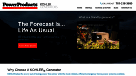 What Standbygeneratorsne.com website looked like in 2020 (4 years ago)