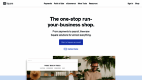 What Square.site website looked like in 2020 (5 years ago)