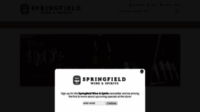 What Springfieldwine.com website looked like in 2020 (4 years ago)