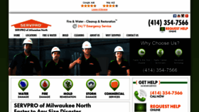 What Servpromilwaukeenorth.com website looked like in 2020 (4 years ago)