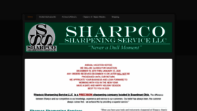 What Sharpcosharpeningservice.com website looked like in 2020 (4 years ago)