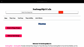 What Sensongsmp3.org website looked like in 2020 (4 years ago)