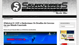 What Segurancaderedes.com.br website looked like in 2020 (6 years ago)