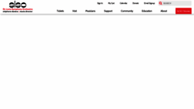 What Stlsymphony.org website looked like in 2020 (5 years ago)