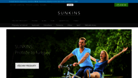 What Sunkins.cz website looked like in 2020 (4 years ago)