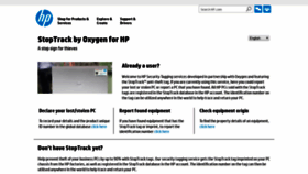 What Stoptrack4hp.com website looked like in 2020 (4 years ago)