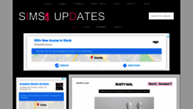 What Sims4updates.net website looked like in 2020 (5 years ago)