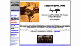 What Stereoviews.com website looked like in 2020 (4 years ago)