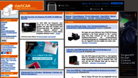 What Slashcam.de website looked like in 2020 (5 years ago)
