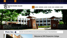 What Ssmpoly.ac.in website looked like in 2020 (4 years ago)