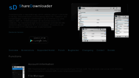 What Sharedownloader.net website looked like in 2020 (5 years ago)