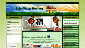 What Solargeysers.co.za website looked like in 2020 (4 years ago)