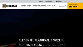 What Sledenje.com website looked like in 2020 (4 years ago)