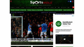 What Sportsmole.co.uk website looked like in 2020 (4 years ago)