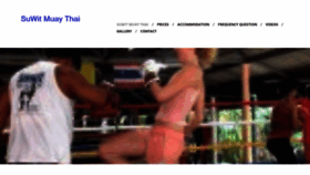 What Suwitmuaythai.com website looked like in 2020 (4 years ago)