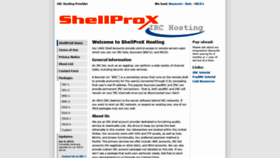 What Shellprox.net website looked like in 2020 (4 years ago)