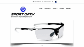 What Sport-optik.cz website looked like in 2020 (4 years ago)