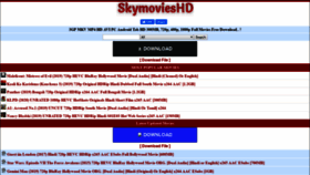 What Skymovieshd.art website looked like in 2020 (6 years ago)
