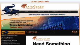 What Safeguardds.com website looked like in 2020 (4 years ago)