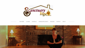 What Sanctuary-yoga.com website looked like in 2020 (4 years ago)