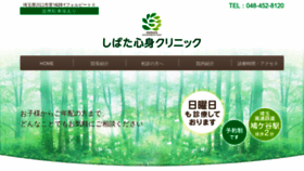 What Shibata-cl.com website looked like in 2020 (4 years ago)