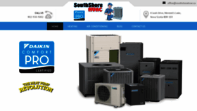 What Southshorehvac.ca website looked like in 2020 (4 years ago)