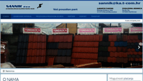 What Sannik.hr website looked like in 2020 (4 years ago)