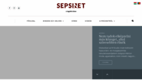 What Sepsinet.ro website looked like in 2020 (4 years ago)