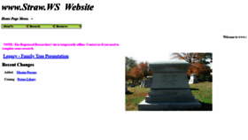 What Straw.ws website looked like in 2020 (4 years ago)