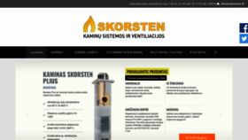 What Skorsten-kaminai.lt website looked like in 2020 (4 years ago)
