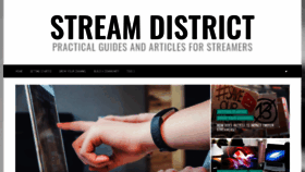 What Streamdistrict.com website looked like in 2020 (4 years ago)
