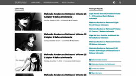 What Sukanim.my.id website looked like in 2020 (4 years ago)