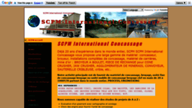 What Scpm-international-concassage.com website looked like in 2020 (4 years ago)