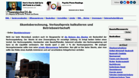 What Skontoberechnung.de website looked like in 2020 (4 years ago)