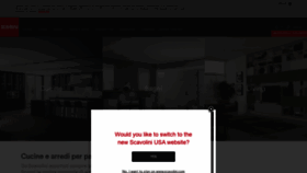 What Scavolini.com website looked like in 2020 (4 years ago)