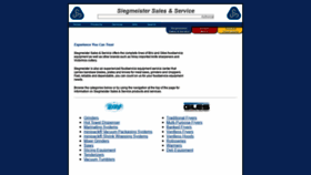 What Siegmeister.com website looked like in 2020 (4 years ago)