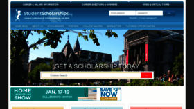What Studentscholarships.org website looked like in 2020 (4 years ago)
