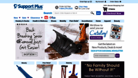 What Supportplus.com website looked like in 2020 (4 years ago)