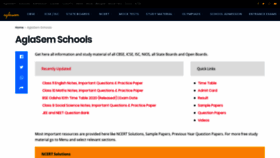 What Schools.aglasem.com website looked like in 2020 (4 years ago)