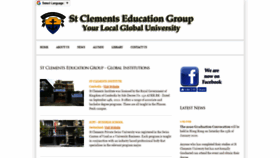 What Stclements.edu website looked like in 2020 (4 years ago)