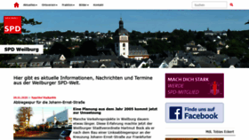 What Spd-weilburg.de website looked like in 2020 (4 years ago)