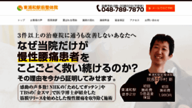 What Seitai-higashiurawa.com website looked like in 2020 (4 years ago)