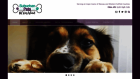 What Suburbanpets.com website looked like in 2020 (4 years ago)