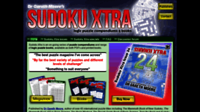 What Sudokuxtra.com website looked like in 2020 (4 years ago)