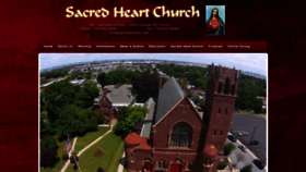 What Sacredheartsi.org website looked like in 2020 (4 years ago)