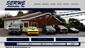 What Serweauto.com website looked like in 2020 (4 years ago)