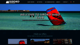 What Sirokowindclub.com website looked like in 2020 (4 years ago)