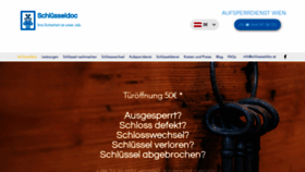 What Schluesseldoc.at website looked like in 2020 (4 years ago)