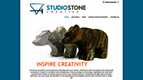 What Studiostonecreative.com website looked like in 2020 (4 years ago)