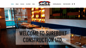 What Surebuilt.ky website looked like in 2020 (4 years ago)